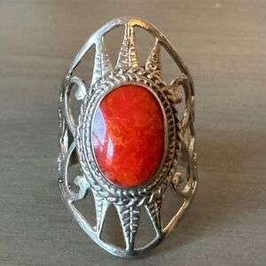 Sterling Shield Ring